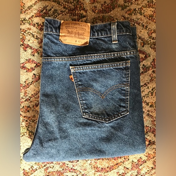 Vintage Orange Tab Mens Levi’s 517 Denim Jeans Size 40” x 30” - Picture 2 of 5